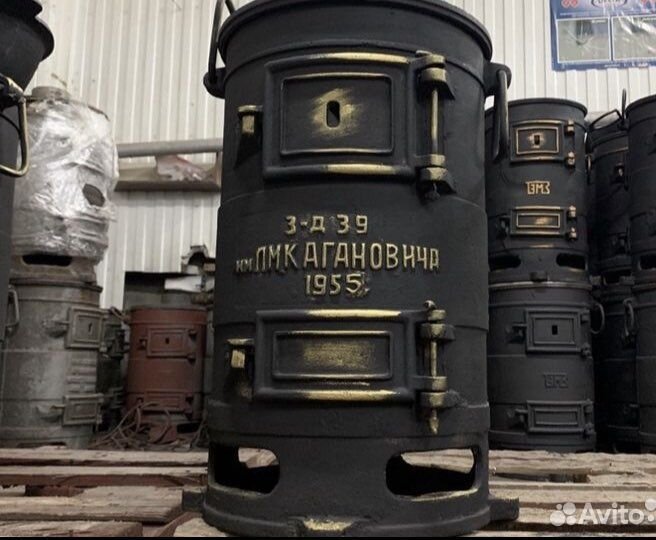 Печь отопительная, Буржуйка чугун