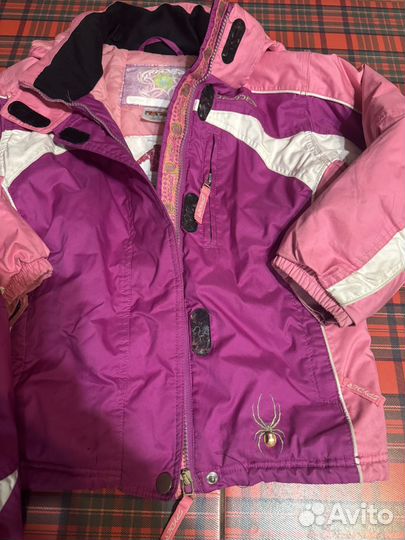 Зимняя верхняя одежда для девочки 128
