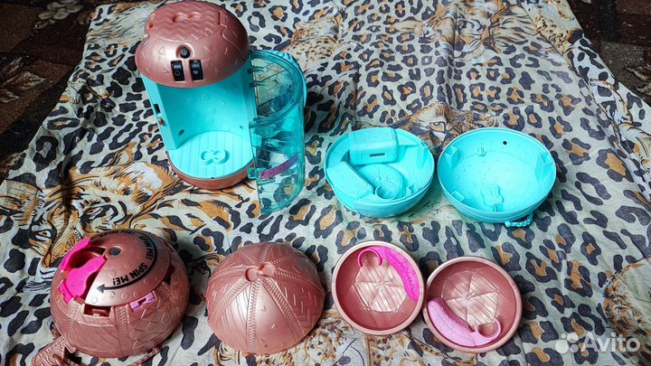 Капсула, 2 шара и вставки для куклы лол LOL