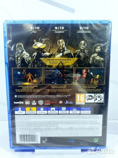 Диск для PS4 Injustice 2 Legendary Edition Новый