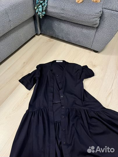 Платье темно синее