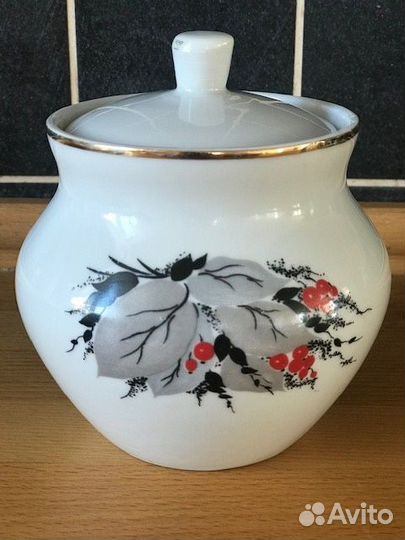 Сахарница фарфор СССР кузяево