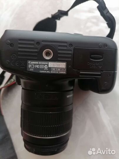 Зеркальный фотоаппарат canon eos 1100d