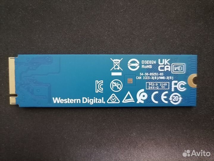 SSD NVMe WD nv530 512 gb