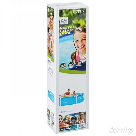 Бассейн Intex Metal Frame Pool 244x51 см