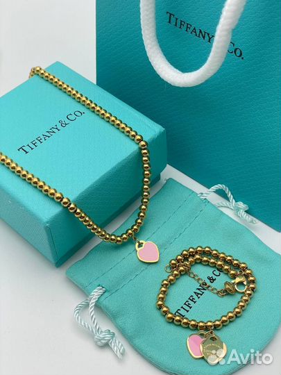 Tiffany браслет сердце