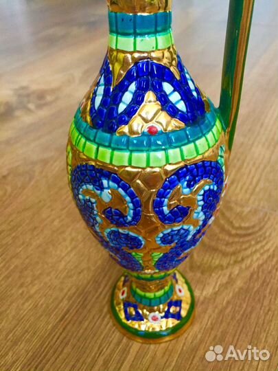 Ваза «Deruta»Византийский стиль,золото,эмальИталия
