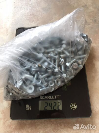 Болты с гайками оцинкованный)