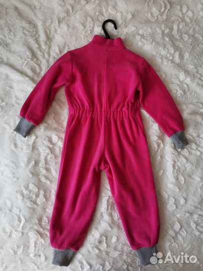 Флисовый комбинезон для девочки