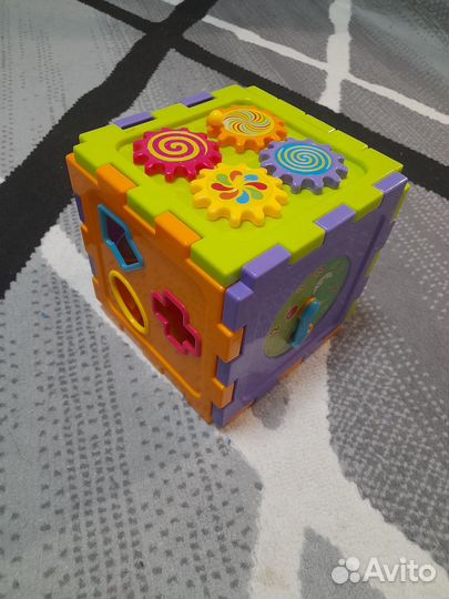Кубик конструктор детский