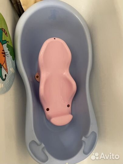 Ванночка для купания с горкой