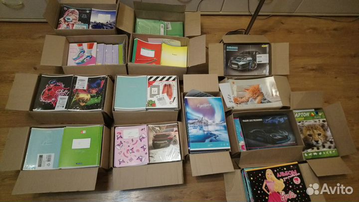 Тетради 12,18,24,48,96л. Альбомы