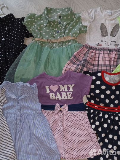 Вещи пакетом на девочку 86 92