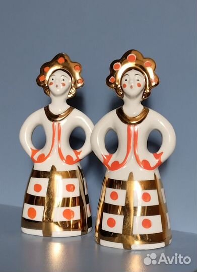 Статуэтка Девушка в кокошнике Дулево