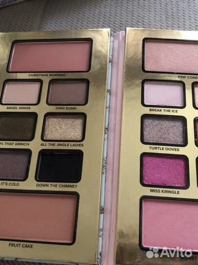 Палетки теней лимитированной коллекции Too faced