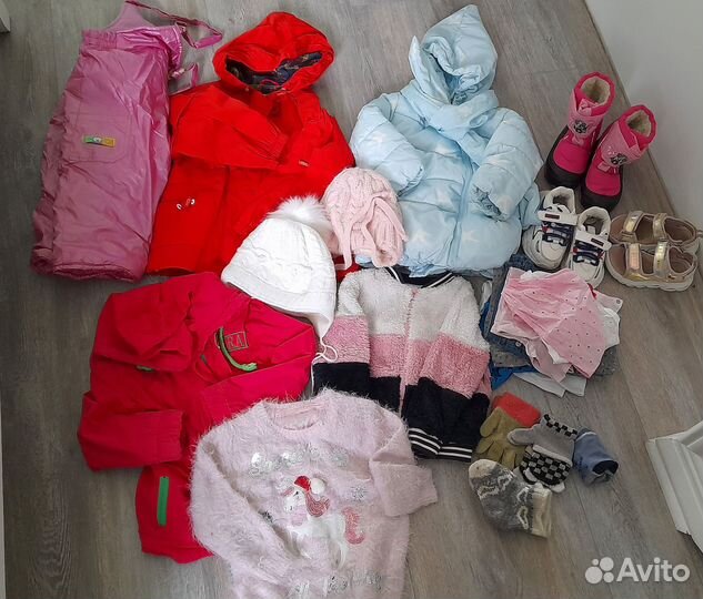 Вещи пакетом на девочку