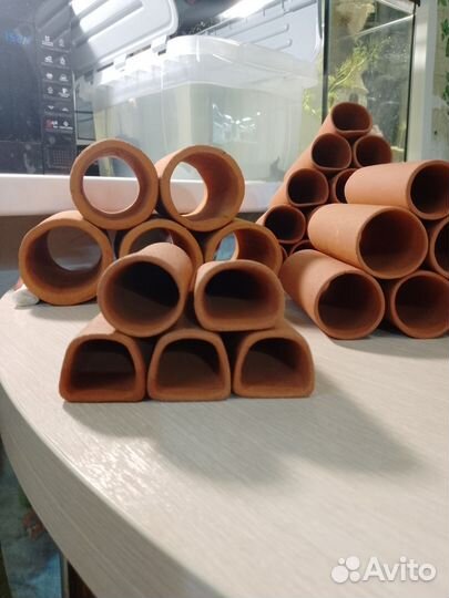 Керамическая трубка и укрытие для сомов