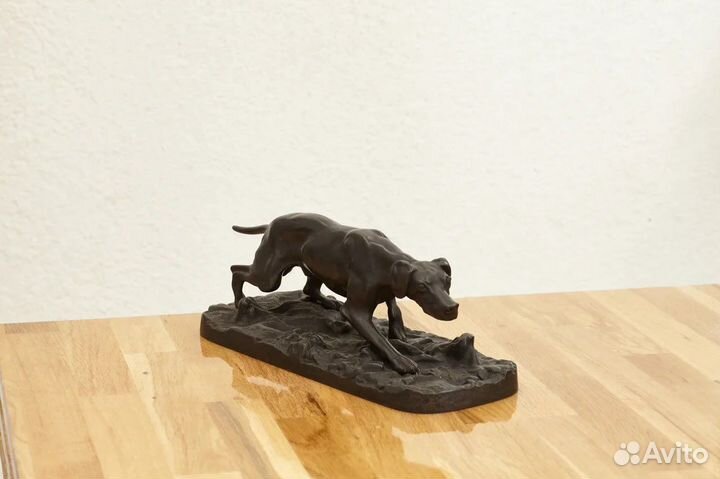 1902 г Каслинское литье кас з Поинтер на стойке