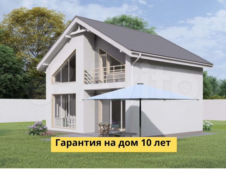 Дом 101,2 м² на участке 6 сот.