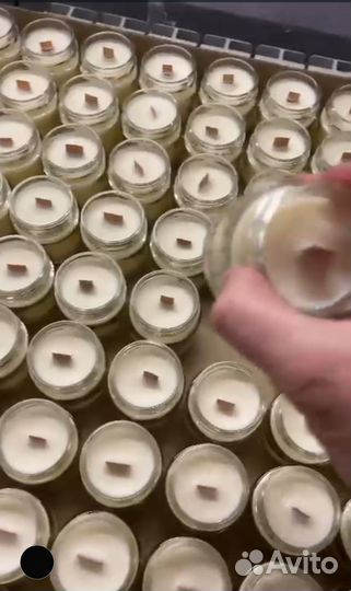 Натуральный соевый воск для контейнерных свечей