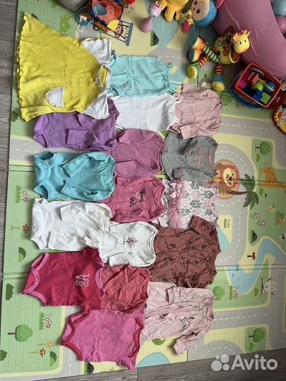 Детская одежда на девочку пакетом 0-3 мес
