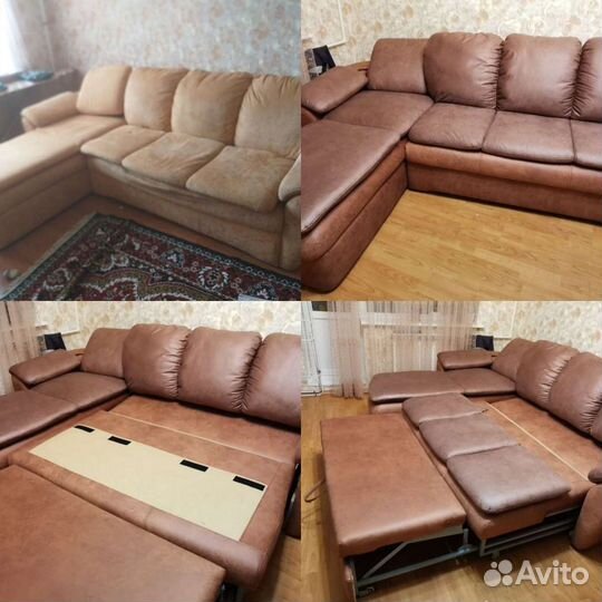 Перетяжка мебели. Диван на заказ. Корпусная мебель