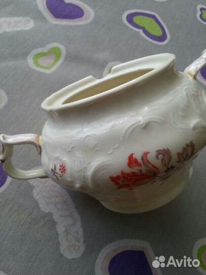 Сахарница фарфоровая