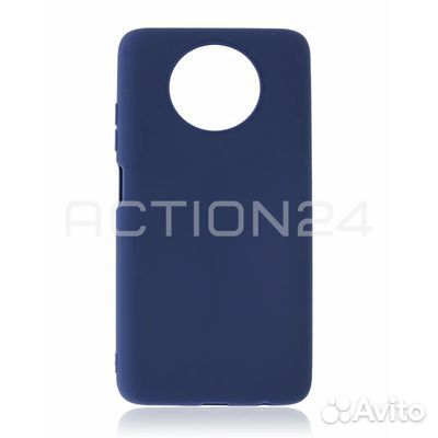 Чехол на Xiaomi Redmi Note 9T Silicone Case (синий