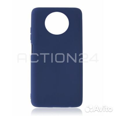 Чехол на Xiaomi Redmi Note 9T Silicone Case (синий