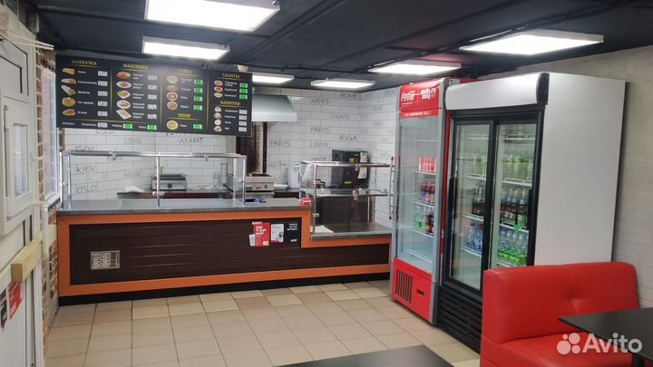 Кафе шаурма 50м² готовый бизнес аренда продажа