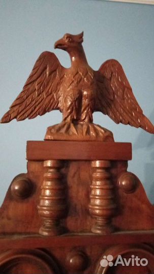 Старинные настенные часы с боем Gustav Becker