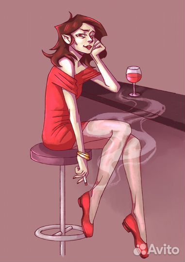 Рисунок на заказ цифровой (на компьютере)