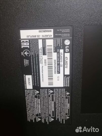 Плата телевизора LG47LA621V