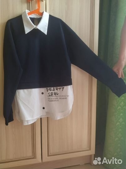 Блузка школьная для девочки 152