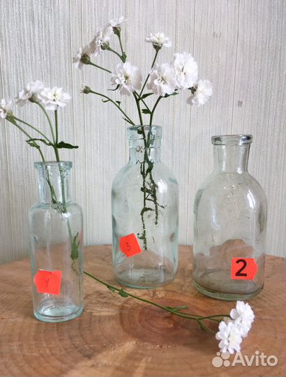Пузырьки, бутылочки старинные