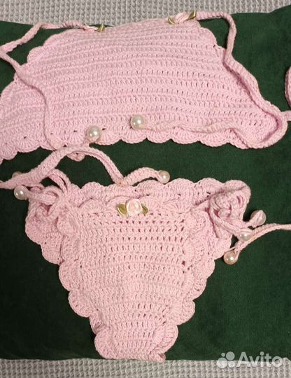 Детский купальник,ручная работа