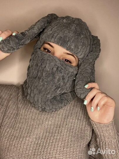 Шапка балаклава женская, детская