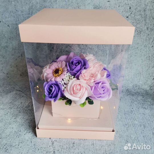 Букеты из мыльных цветов подарок на день рождения