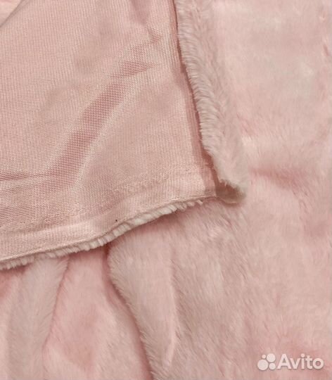Ткань Мех Искусственный Розовый