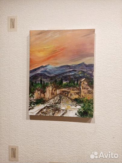 Картина маслом на холсте 