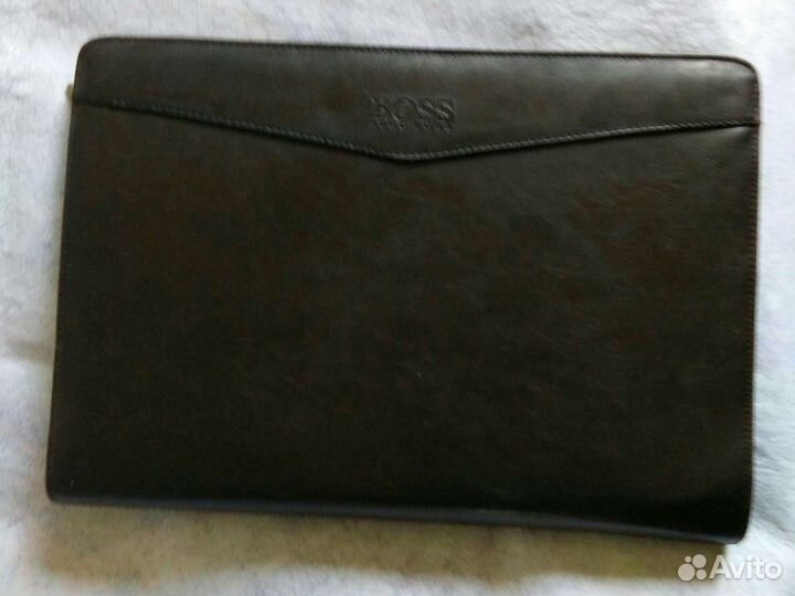 Деловая папка кожаная boss hugo