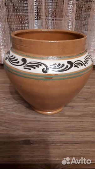 Крынка керамическая большая, СССР