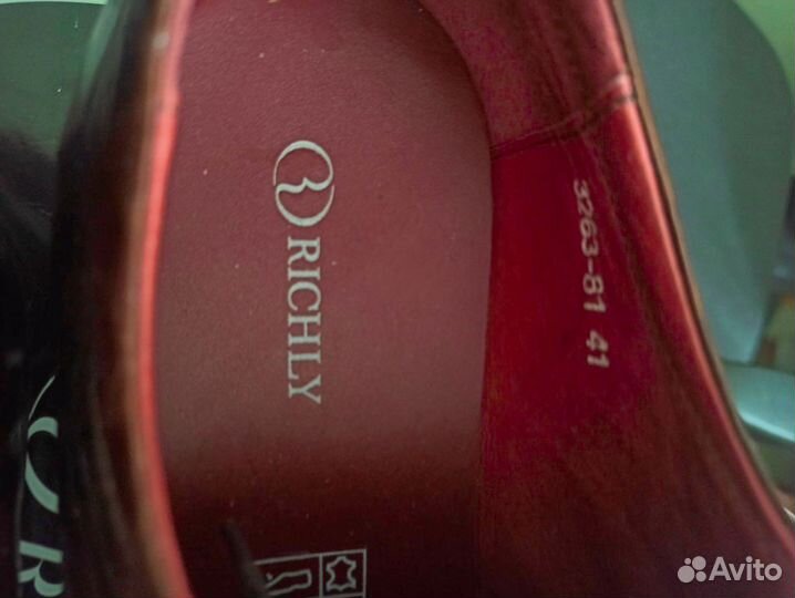 Туфли мужские 41нат.кожа