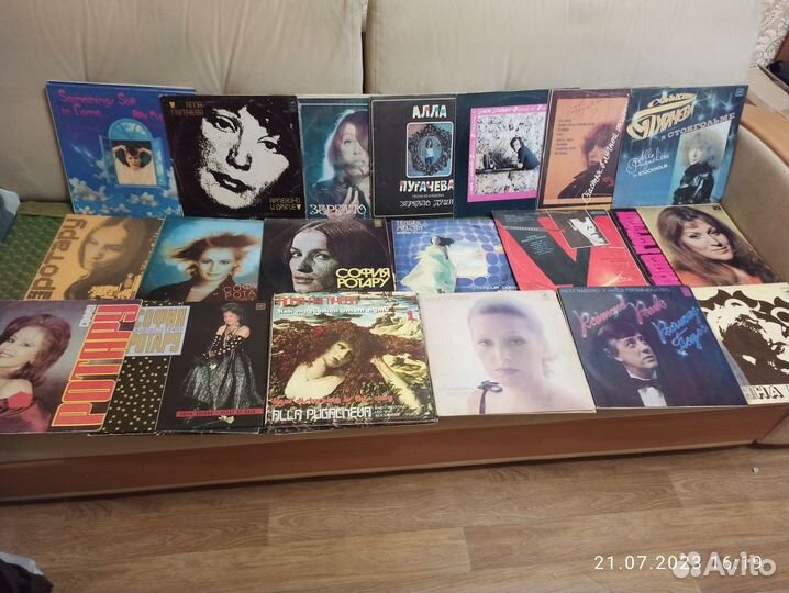 Пластинки Пугачева Ротару Герман