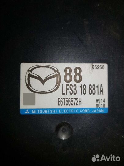 Блок упровления двигателем Мазда