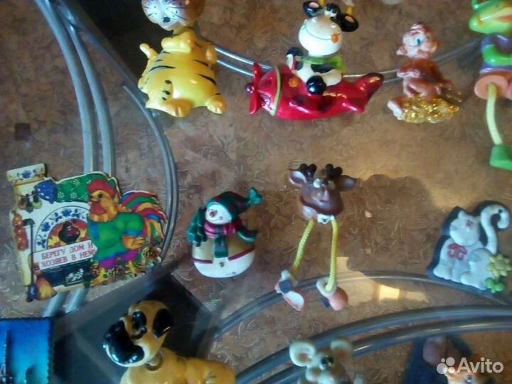 Подвесные игрушки на магнитах