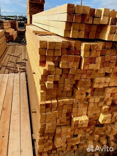 Брус обрезной 100х100х6000мм