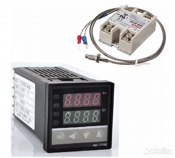 PID регулятор REX-C100 FK07-V*AN пид регулятор