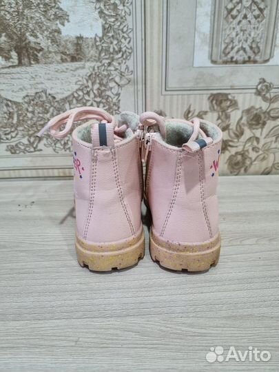 Ботинки демисезонные для девочки 24 размер