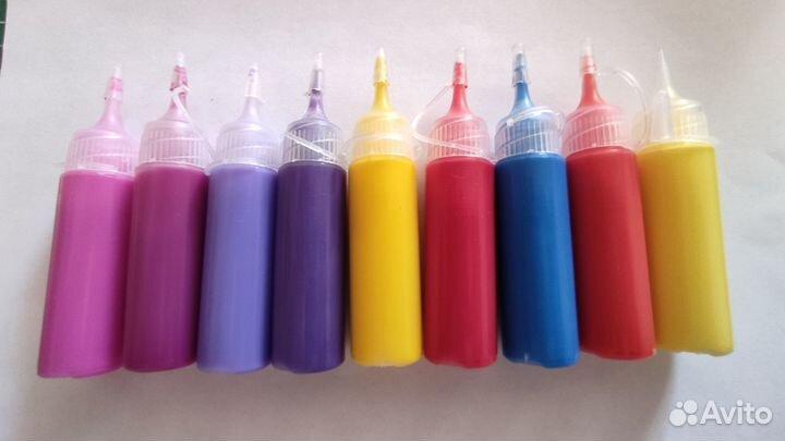 Акриловые краски по стеклу, фарфору